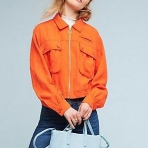 ANTHROPOLOGIE Cartonnier  Jacquard Eisenhower Jacket